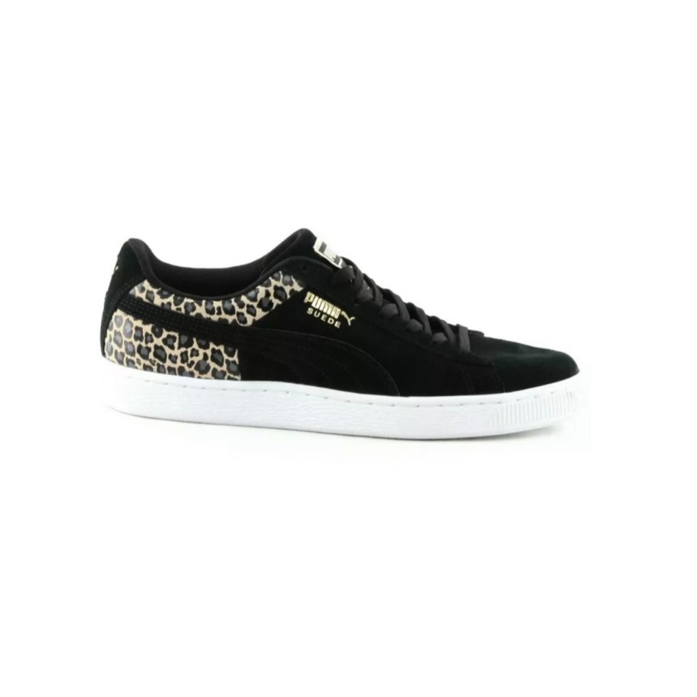 Puma 368309-01 Suede Wild  Womens  Sneakers Shoes Casual   - Black Size: 8